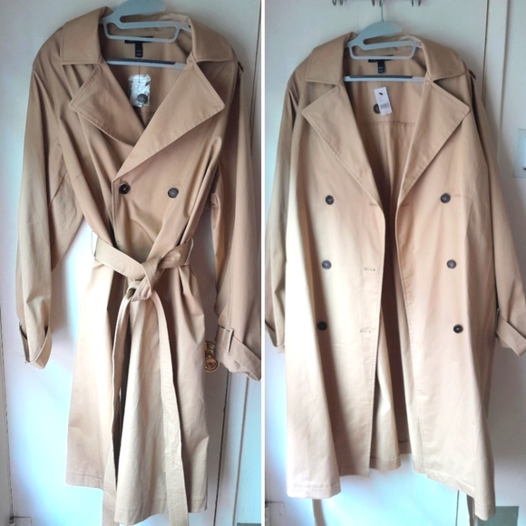 Lane Bryant Women's Plus Size Trench, Brand New - Picture 1 of 3